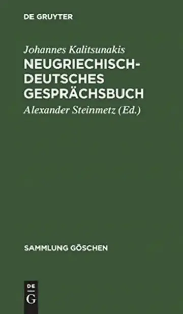 Cover of Neugriechisch-Deutsches Gesprächsbuch
