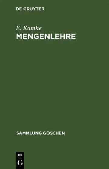 Cover of Mengenlehre