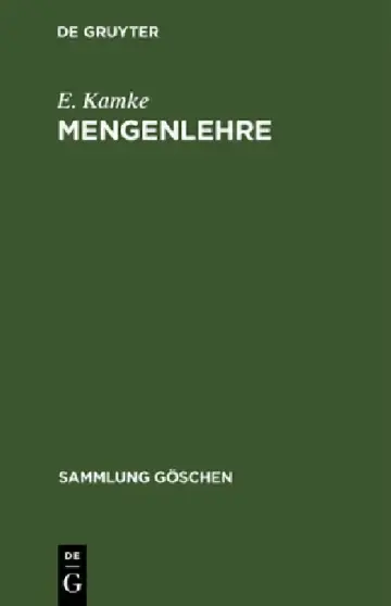 Cover of Mengenlehre