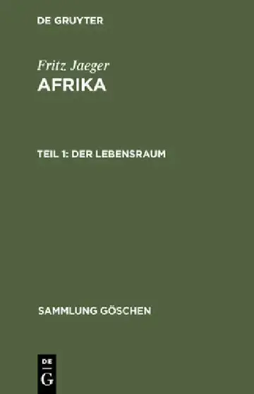 Cover of Der Lebensraum