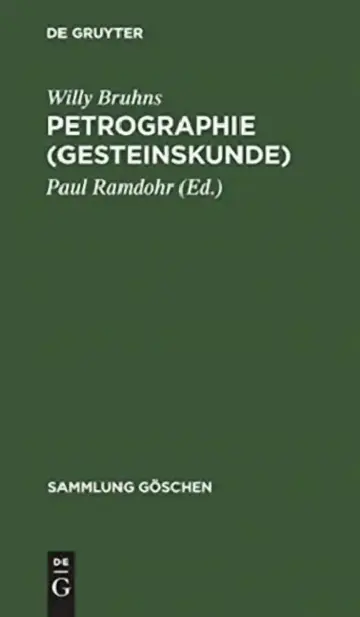 Cover of Petrographie (Gesteinskunde)