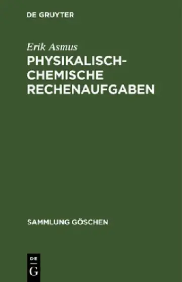 Cover of Physikalisch-chemische Rechenaufgaben