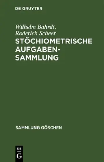 Cover of Stöchiometrische Aufgabensammlung