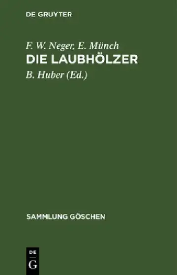 Cover of Die Laubhölzer