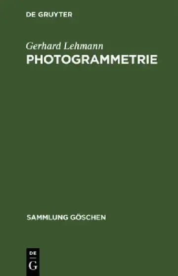 Cover of Photogrammetrie