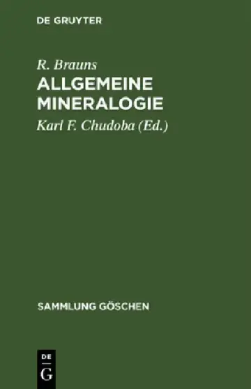 Cover of Allgemeine Mineralogie