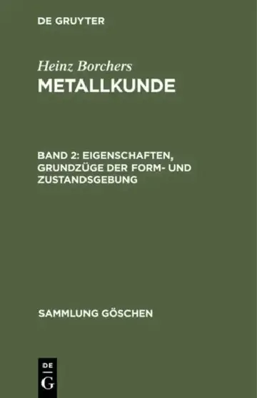 Cover of Eigenschaften, Grundzüge der Form- und Zustandsgebung