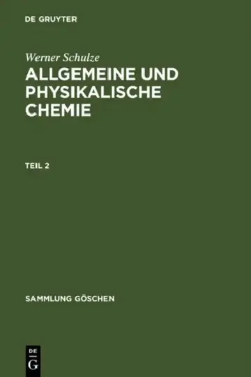 Cover of Allgemeine und physikalische Chemie. Teil 2
