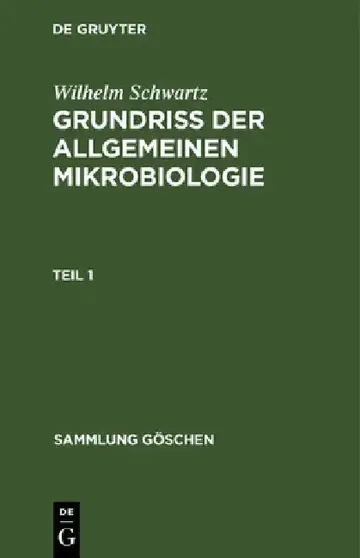 Cover of Sammlung Göschen Grundriß der Allgemeinen Mikrobiologie
