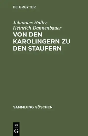 Cover of Von Den Karolingern Zu Den Staufern