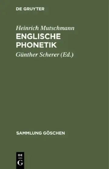 Cover of Englische Phonetik