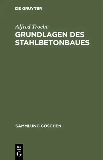 Cover of Grundlagen Des Stahlbetonbaues