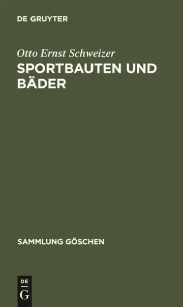 Cover of Sportbauten Und Bäder