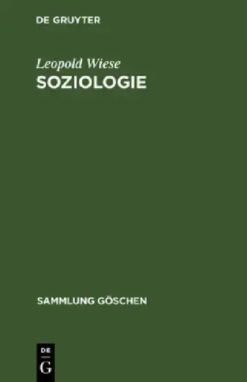 Cover of Soziologie