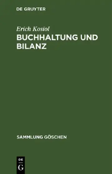 Cover of Buchhaltung und Bilanz