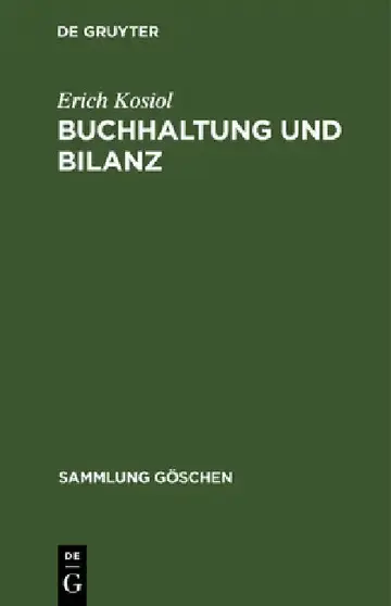 Cover of Buchhaltung und Bilanz