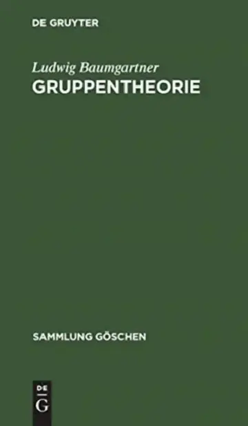 Cover of Gruppentheorie