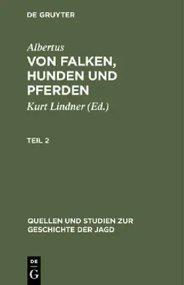Cover of Quellen Und Studien Zur Geschichte Der Jagd 8