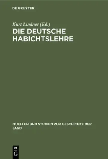 Cover of Die deutsche Habichtslehre
