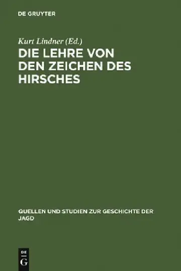 Cover of Die Lehre von den Zeichen des Hirsches