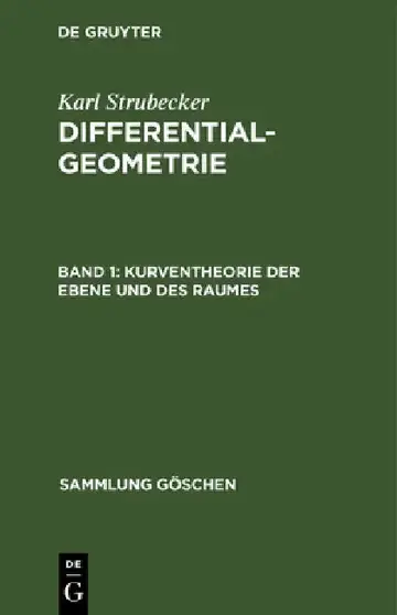 Cover of Kurventheorie Der Ebene Und Des Raumes