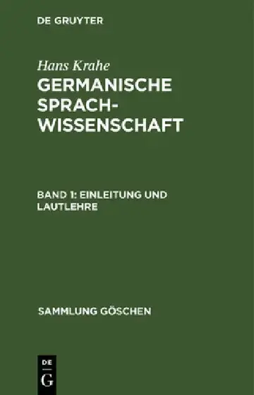 Cover of Einleitung und Lautlehre