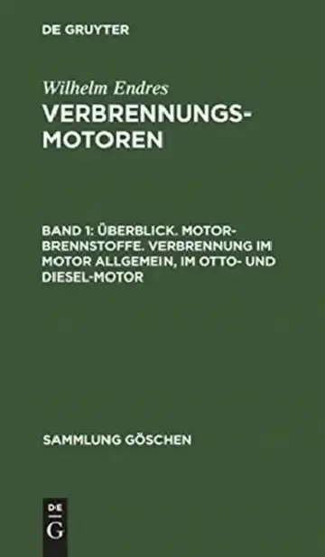 Cover of Überblick. Motor-Brennstoffe. Verbrennung Im Motor Allgemein, Im Otto- Und Diesel-Motor