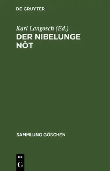 Cover of Der Nibelunge Nôt
