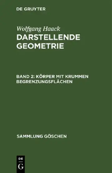 Cover of Körper mit krummen Begrenzungsflächen