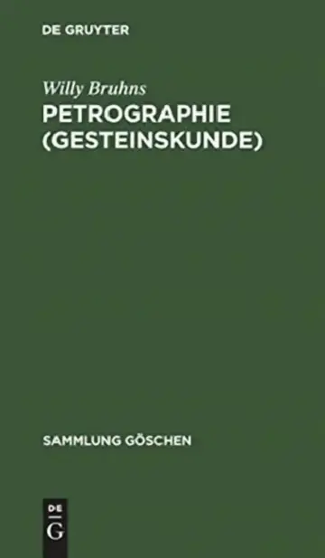 Cover of Petrographie (Gesteinskunde)