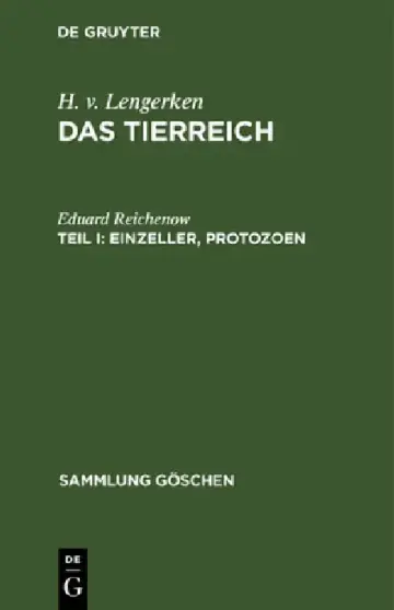 Cover of Einzeller, Protozoen