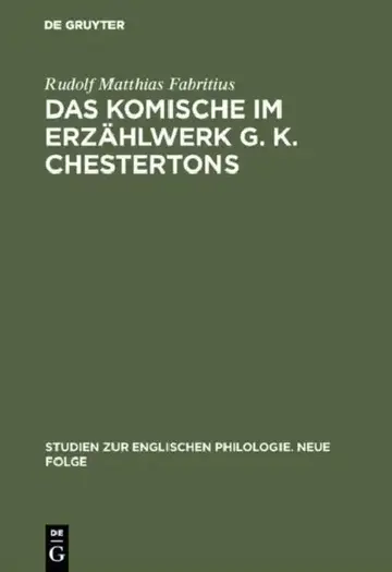 Cover of Das Komische im Erzählwerk G. K. Chestertons