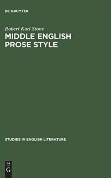 Cover of Middle English Prose Style