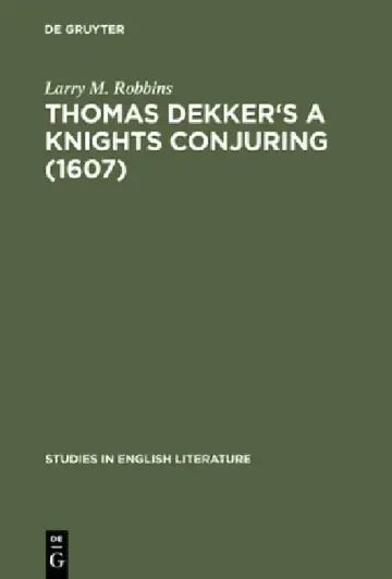 Cover of Thomas Dekker's a Knights Conjuring (1607)