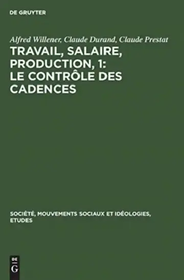 Cover of Travail, salaire, production, 1