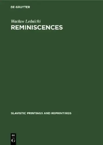 Cover of Reminiscences