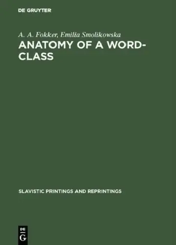 Cover of Anatomy of a Word-Class
