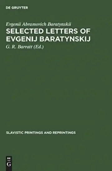 Cover of Selected Letters of Evgenij Baratynskij