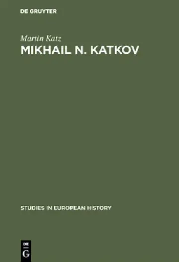 Cover of Mikhail N. Katkov