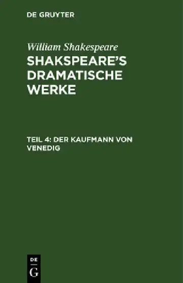 Cover of Der Kaufmann von Venedig