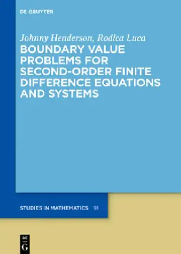 Cover of Boundary Value Problems for Second-Order Finite Difference Equations and Systems