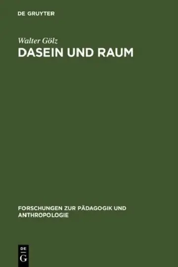 Cover of Dasein und Raum