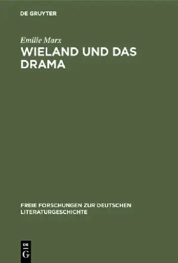 Cover of Wieland und das Drama