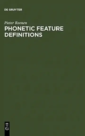 Cover of Phonetic Feature Definitions