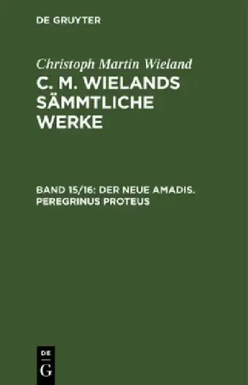 Cover of Christoph Martin Wieland