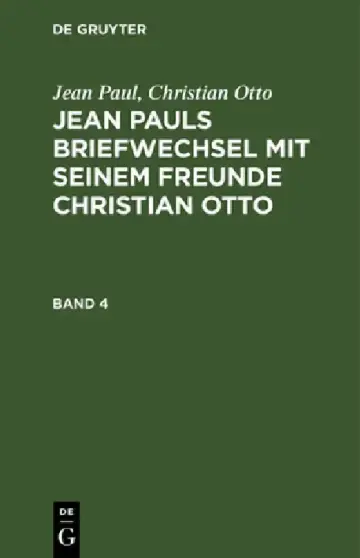 Cover of Jean Paul; Christian Otto