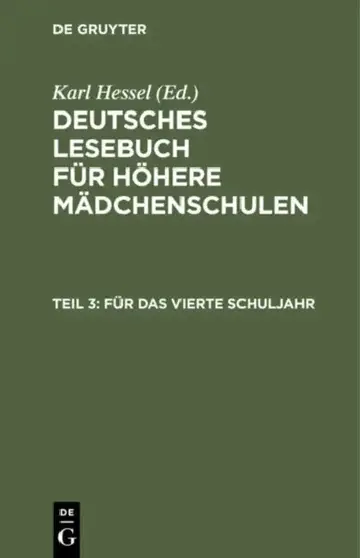 Cover of Für Das Vierte Schuljahr