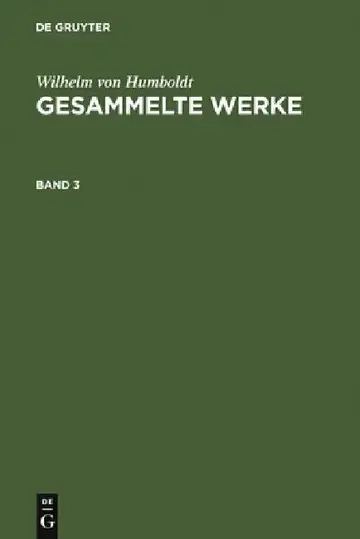 Cover of Wilhelm Von Humboldt