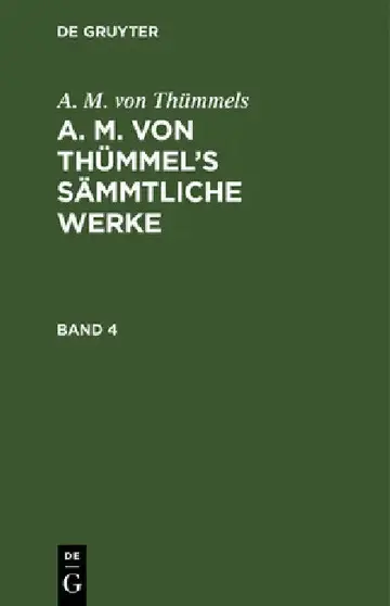 Cover of A. M. Von Thümmels