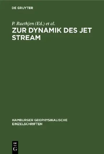 Cover of Zur Dynamik Des Jet Stream